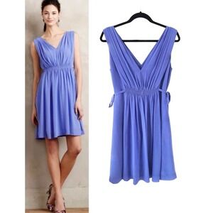 HD in Paris Periwinkle Empire Waist Sleeveless Lavender Purple Dress Size 6​​​